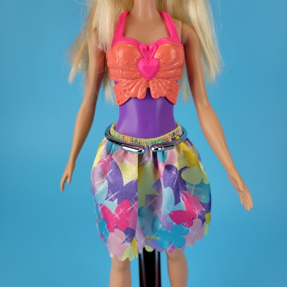 Mattel 2015 Dreamtopia Princess Barbie Doll Blonde Hair Flat Feet + Outfit - Picture 6 of 12